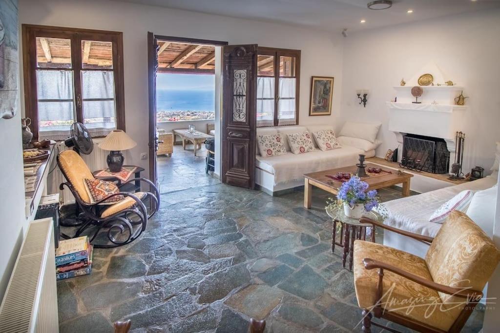 Villa Kasteli - Secret Beauty In The Mountains Karystos  Ngoại thất bức ảnh